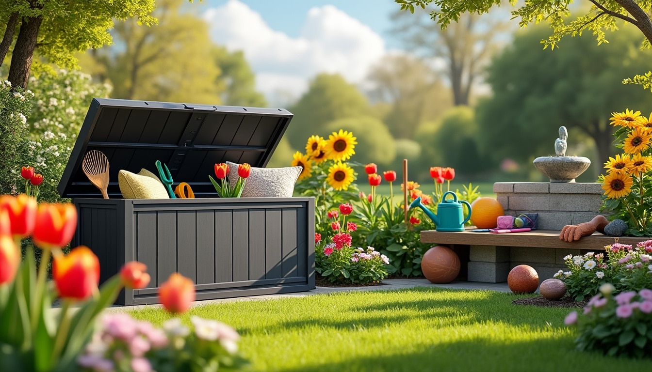 découvrez les nombreux avantages des coffres extérieurs de rangement pour votre jardin. pratiques et esthétiques, ils vous permettent de garder votre espace extérieur organisé tout en protégeant vos outils et accessoires des intempéries. optimisez votre jardin avec ces solutions de rangement polyvalentes et modernes.