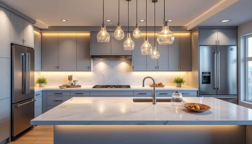 découvrez notre sélection des meilleurs luminaires pour votre cuisine. transformez cet espace essentiel en un lieu accueillant et fonctionnel grâce à des éclairages modernes et élégants qui subliment votre décoration tout en apportant une lumière optimale. éclairez votre créativité culinaire avec style !