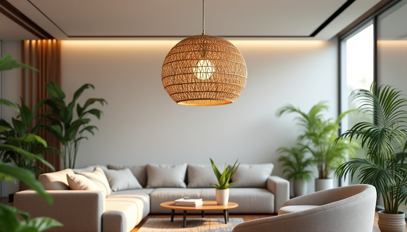 découvrez comment le luminaire en rotin apporte une touche d'élégance naturelle à votre intérieur. alliant style et fonctionnalité, ce choix de décoration rehausse l'ambiance de vos espaces tout en respectant l'environnement.