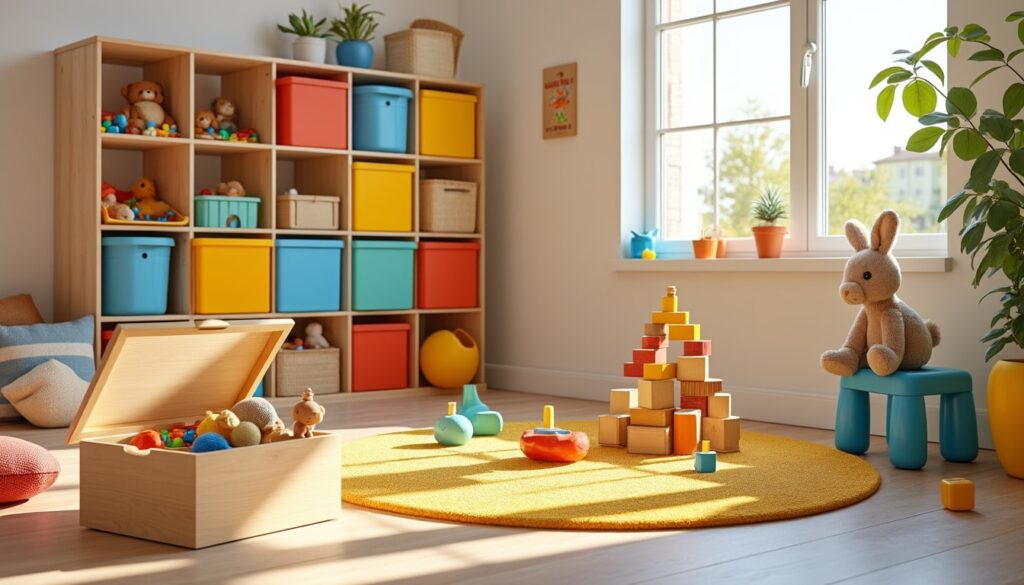 découvrez nos meilleures astuces pour un rangement efficace des jouets. apprenez à organiser l'espace de jeu avec des méthodes pratiques, des conseils de tri et des solutions de rangement astucieuses pour mettre fin au désordre et encourager l'autonomie des enfants.