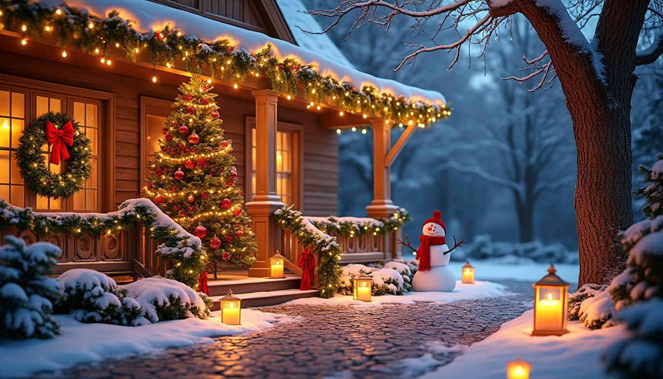 découvrez des astuces et des idées créatives pour décorer l'extérieur de votre maison à noël. transformez votre jardin et votre entrée en un véritable conte de fées hivernal qui émerveillera vos voisins et vos invités.