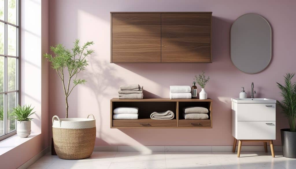 découvrez notre sélection des meilleurs meubles de rangement pour optimiser votre salle de bain. transformez votre espace avec des solutions pratiques et esthétiques qui allient fonctionnalité et style. profitez d'une salle de bain organisée et agréable grâce à nos conseils et tendances de rangement.