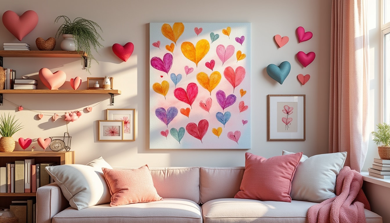 découvrez comment intégrer des cœurs dans votre décoration murale pour apporter une touche d'amour et d'originalité à votre intérieur. inspirez-vous de nos idées créatives et conseils pratiques pour harmoniser ces éléments avec votre style tout en créant une ambiance chaleureuse.
