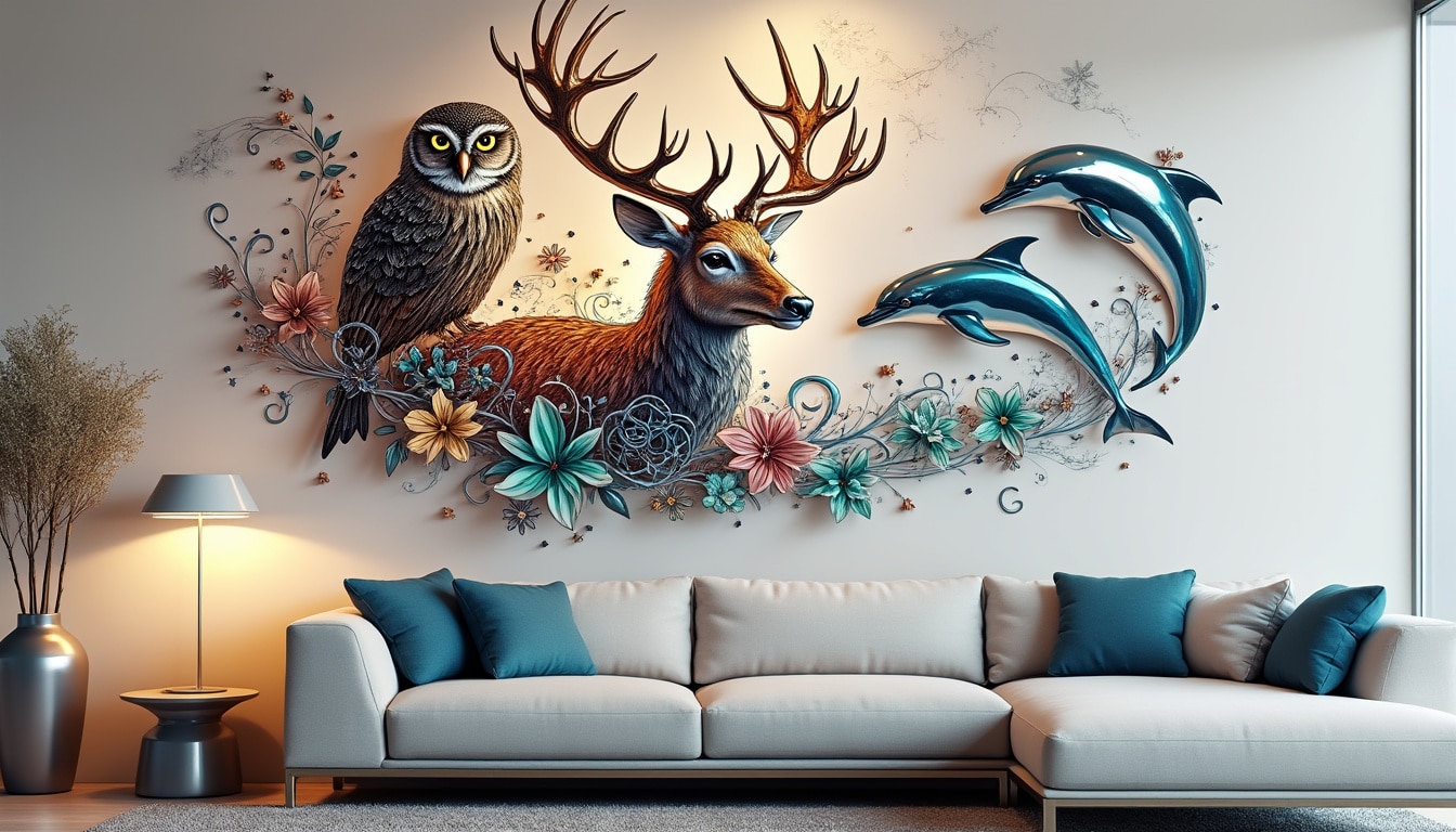 découvrez comment la décoration murale en métal avec des motifs animaliers peut transformer votre intérieur. apportez une touche unique et vivante à vos murs avec des designs audacieux et contemporains qui reflètent votre personnalité.