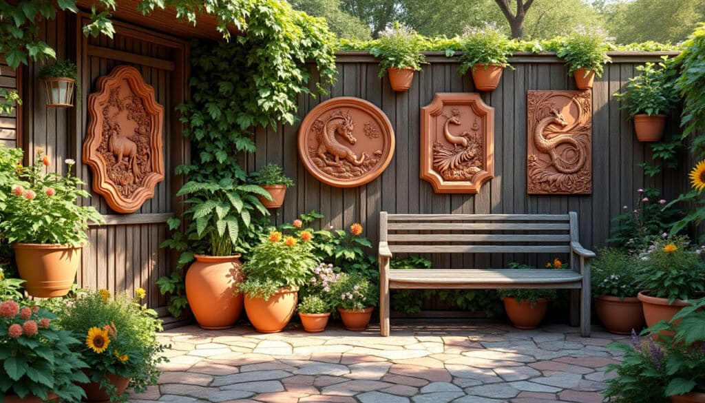 découvrez comment les éléments de décoration murale en terre cuite peuvent transformer votre jardin en un espace unique et accueillant. apportez une touche artisanale et élégante à votre extérieur grâce à des créations durables et esthétiques qui mettront en valeur votre espace de vie extérieur.