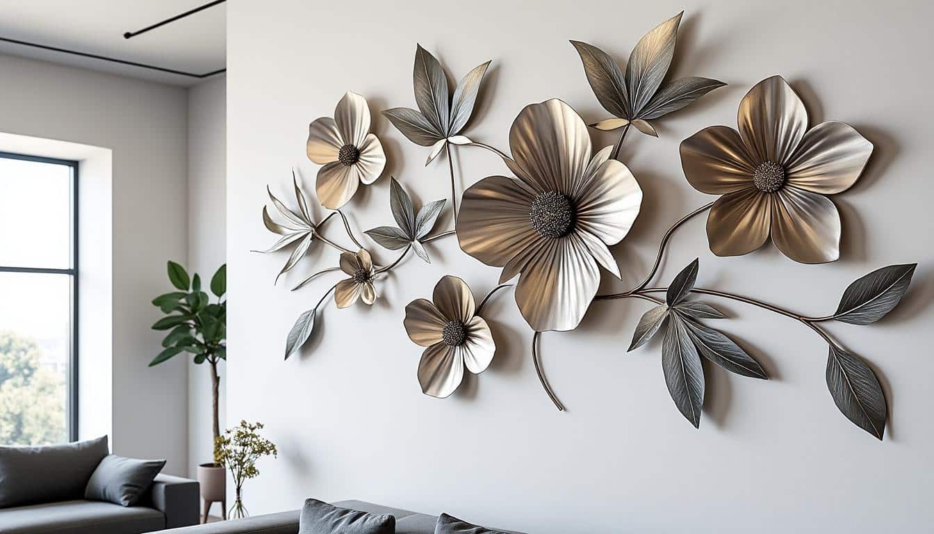 découvrez comment sublimer vos murs en 2025 avec des fleurs en métal. explorez nos idées créatives et inspirations uniques pour apporter une touche artistique et contemporaine à votre intérieur.