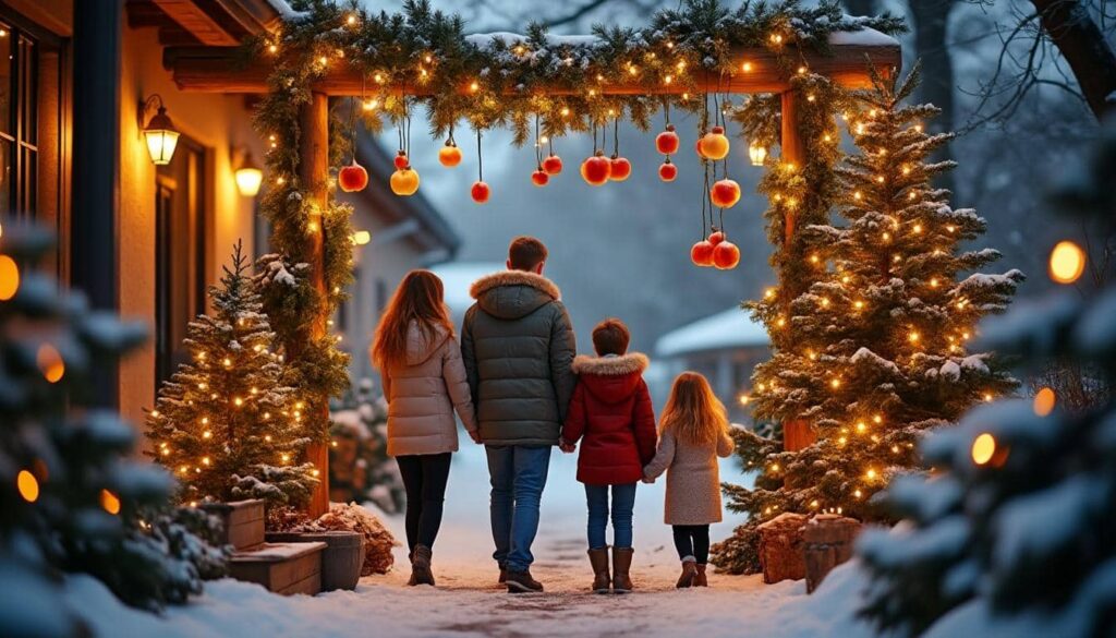 Décoration noël extérieur à faire soi-même : guide complet 2025 incontournable