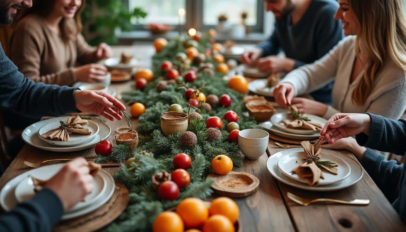 Illustration: Pourquoi réaliser soi-même sa décoration de table de Noël ?