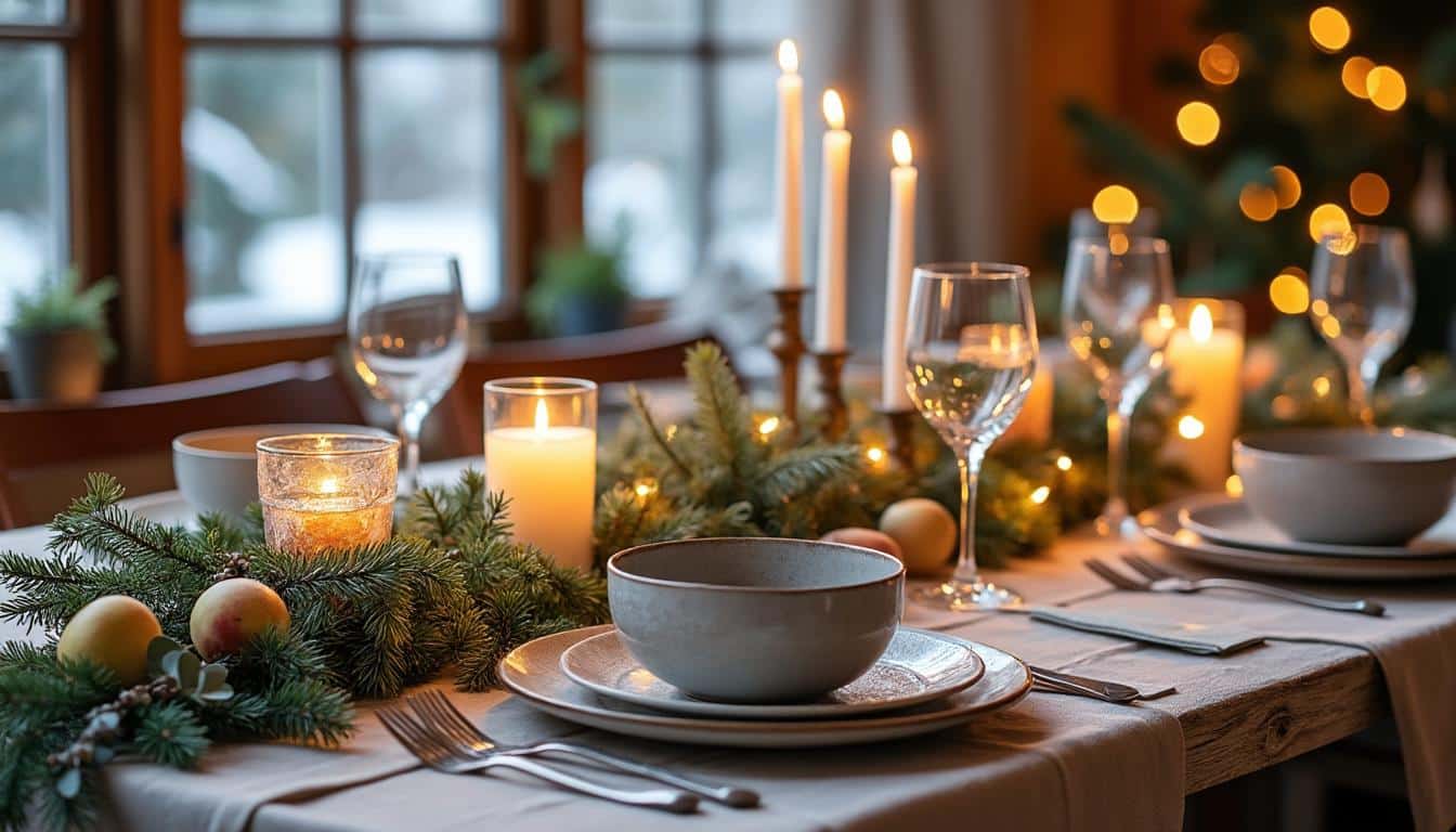 Illustration: Pourquoi opter pour une décoration de table de mariage en hiver ?