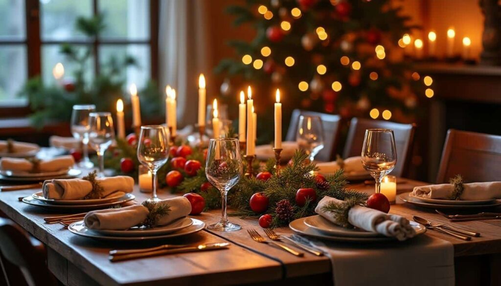 Décorer la table de Noël : idées, conseils et tutoriels pour une fête magique