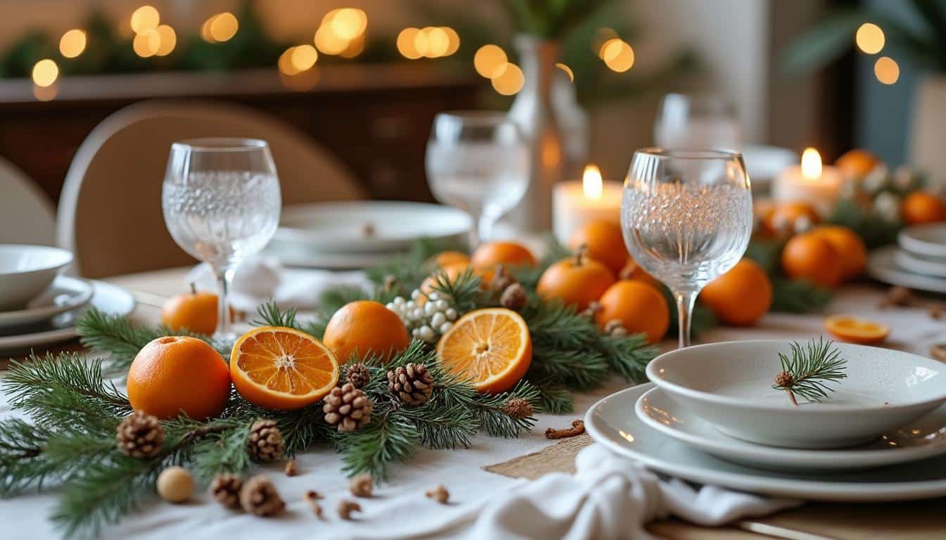 Décorations de Noël pour la table : idées, styles et conseils