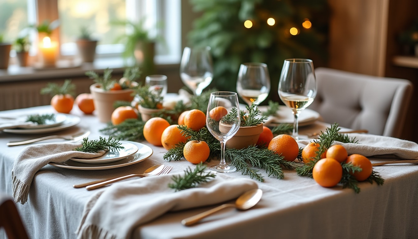 Illustration: Inspirations et idées pour décorer la table de Noël à faire soi-même