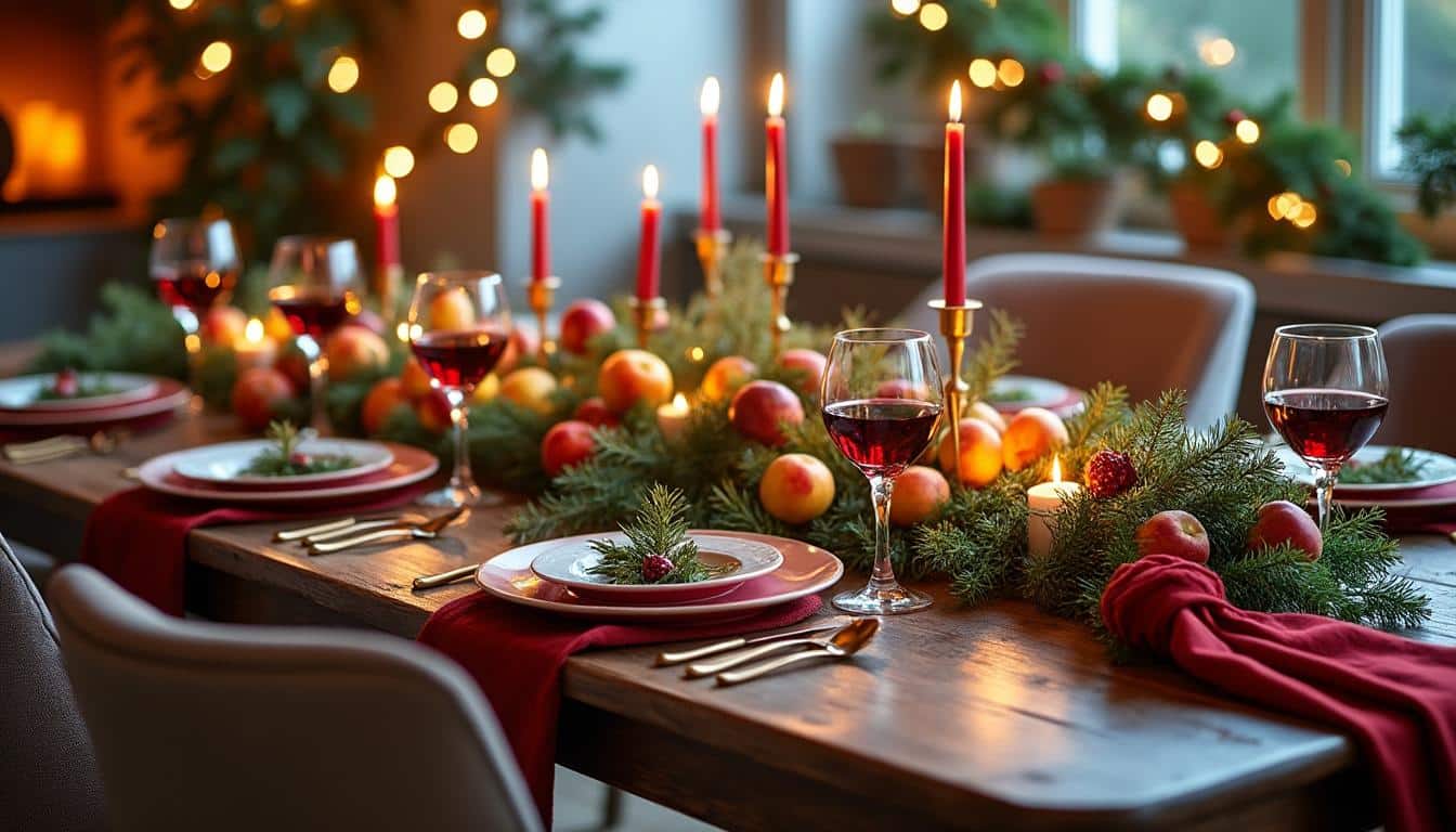 Illustration: Les éléments incontournables pour une décoration de table de Noël réussie