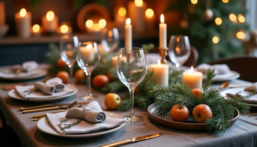 Décoration de table de Noël : idées, styles et conseils tendance