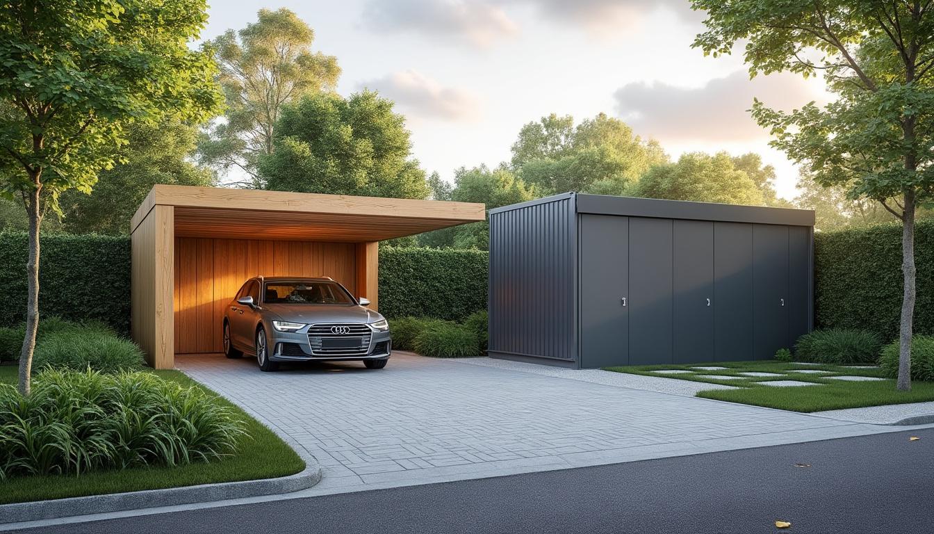 Illustration - Carport et carbox : quelles différences fondamentales ?