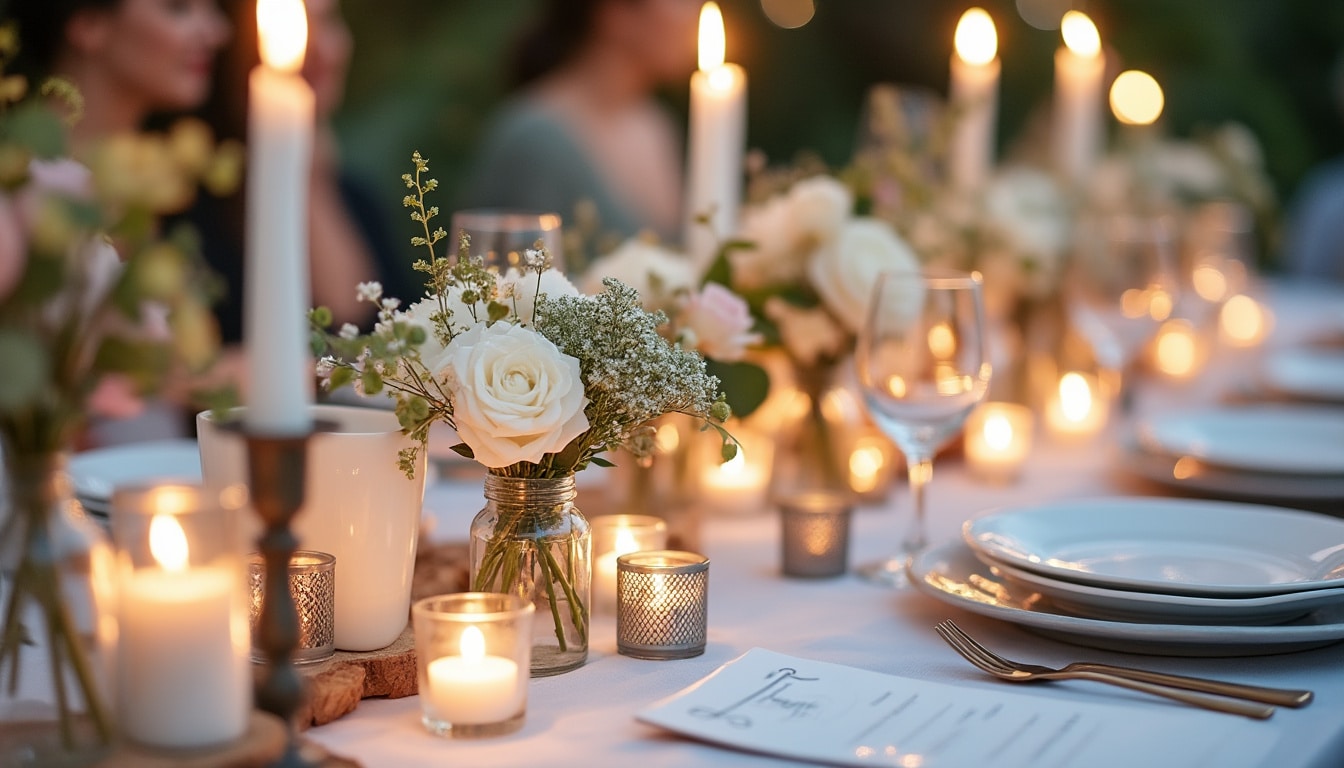 Illustration: Les principes pour réussir la décoration de table de baptême