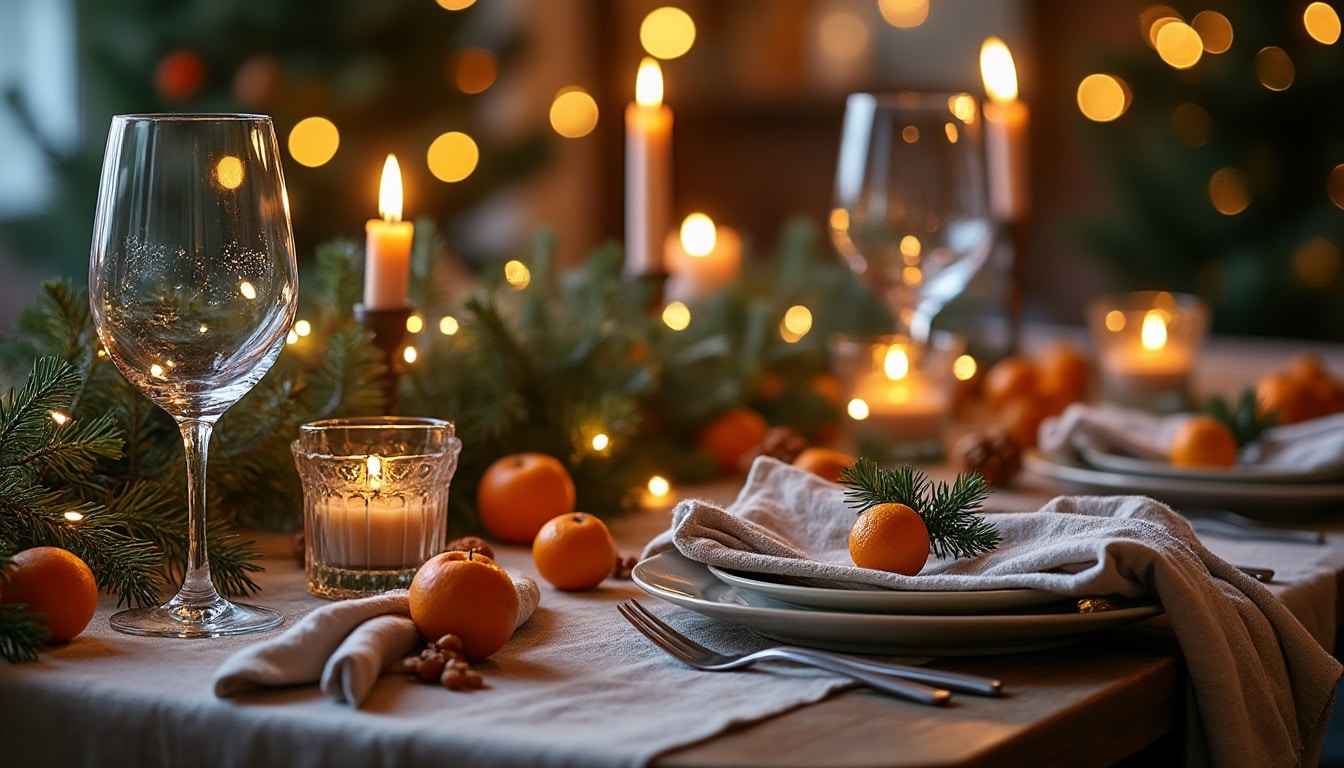 Illustration: Choisir les éléments essentiels pour une décoration de table de Noël réussie