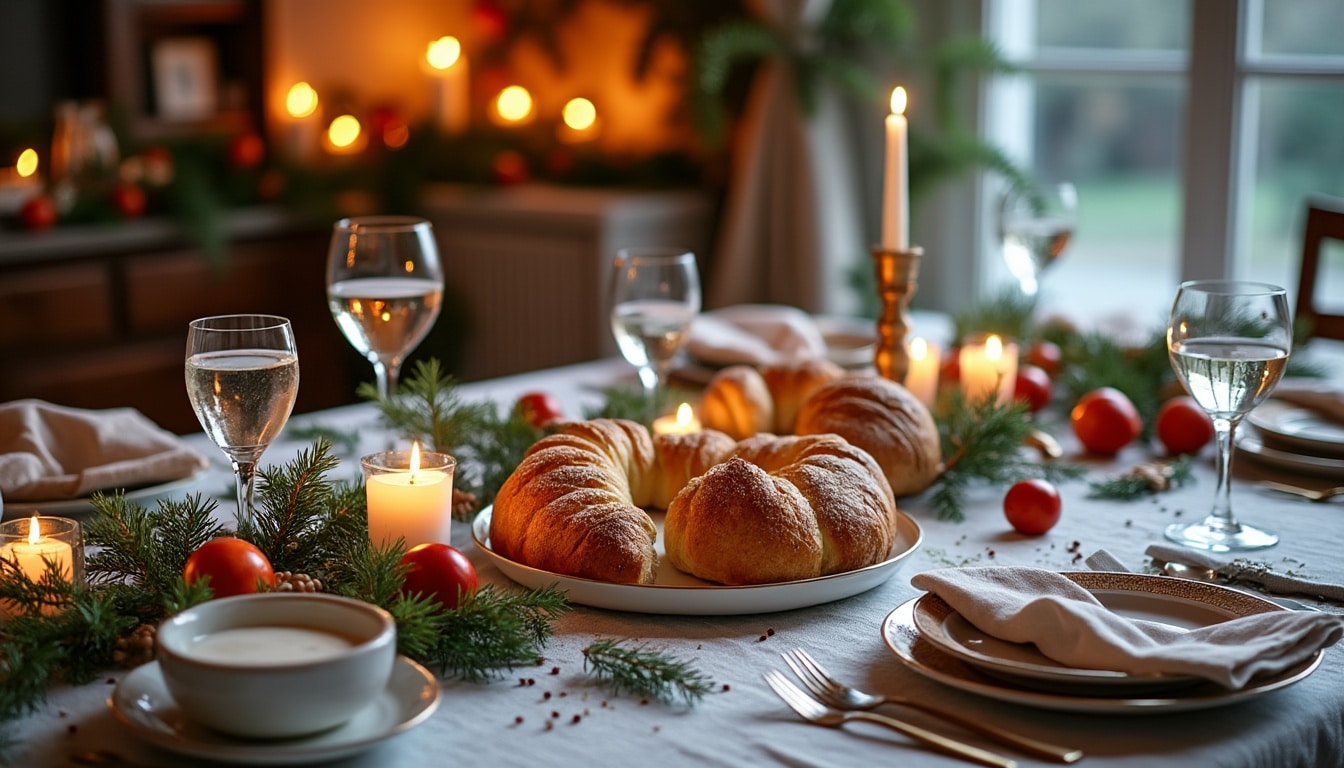 Décoration de table de Noël : idées et tendances pour 2024