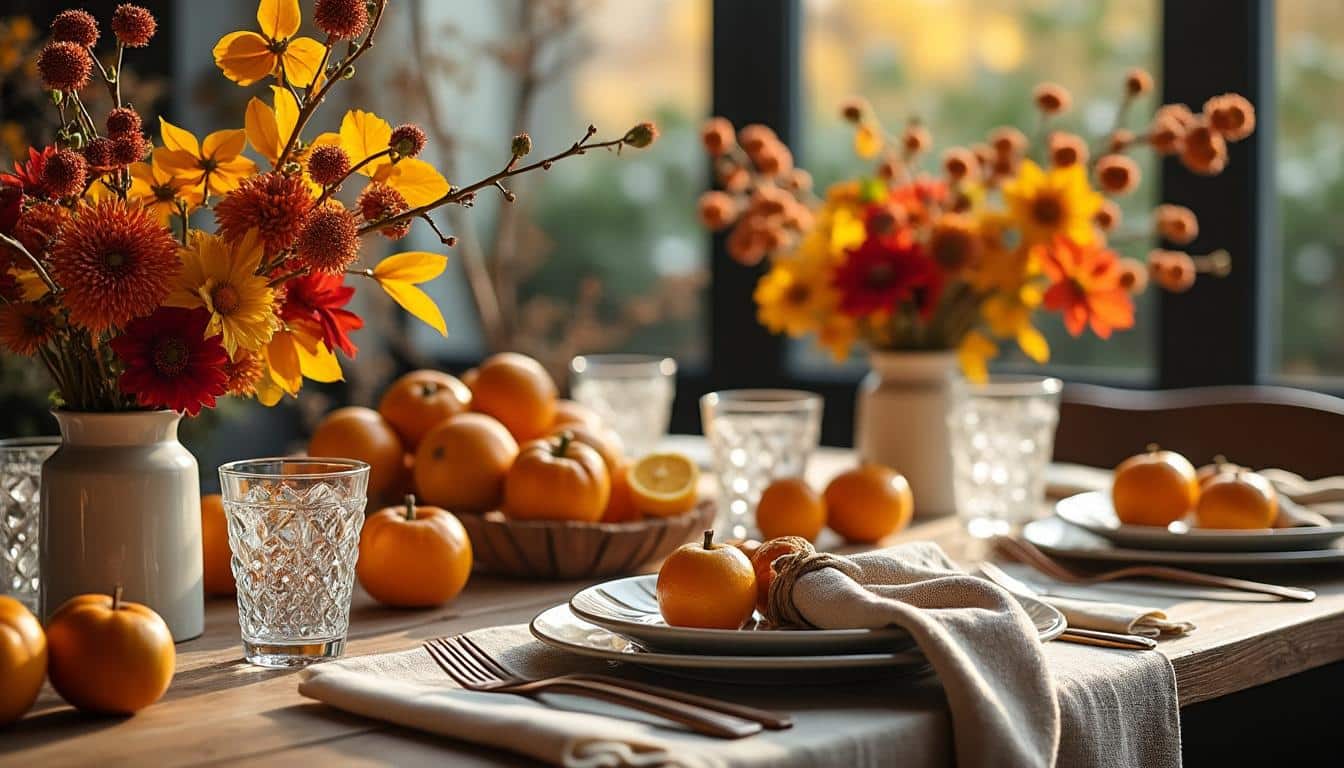 Illustration: S’inspirer des tendances et des couleurs phares pour une jolie table d’automne