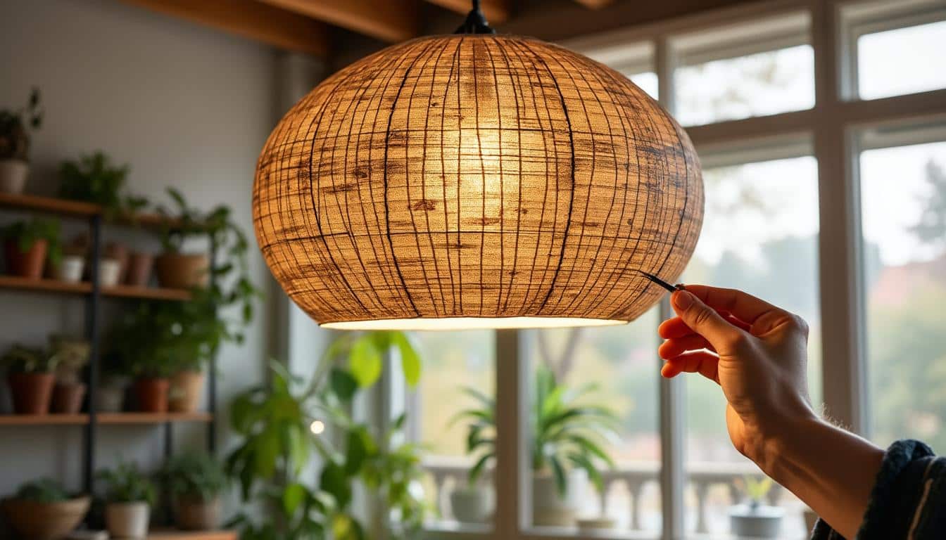 Illustration: Comprendre les causes d’une suspension en rotin à l’éclat terne