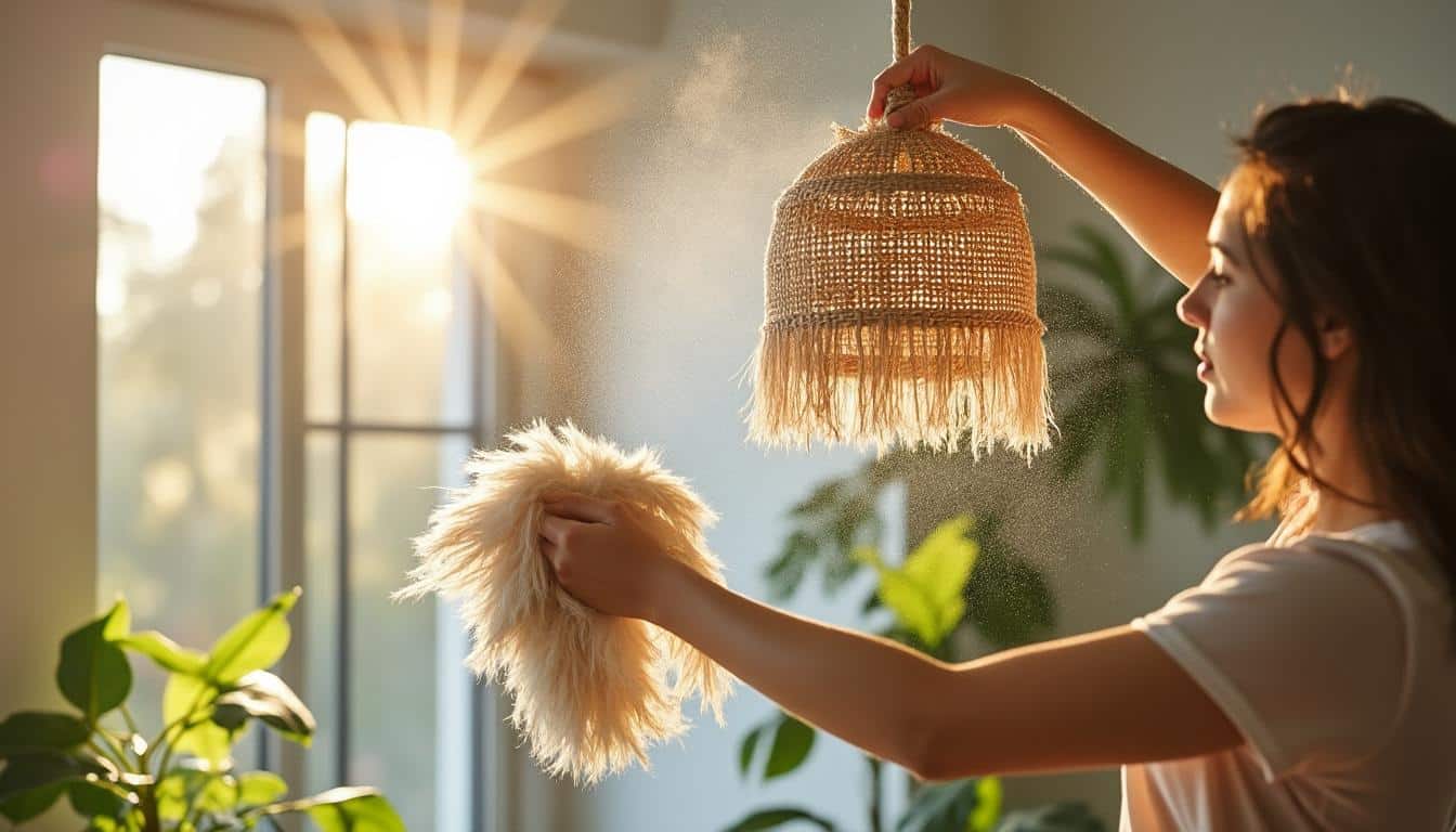 Illustration: Pourquoi l’entretien de la suspension en rotin est-il essentiel au quotidien ?