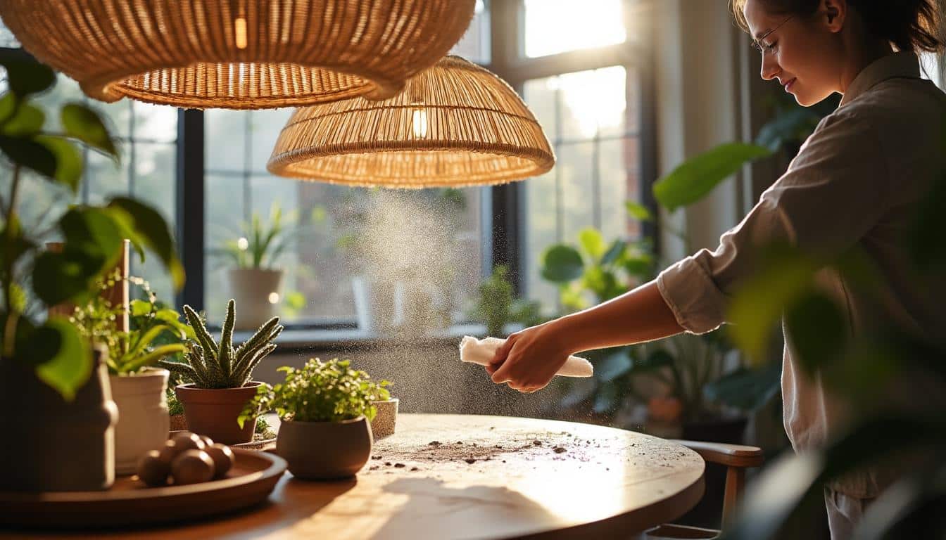 Illustration: Les erreurs à ne pas commettre lors de l’entretien d’une suspension en rotin