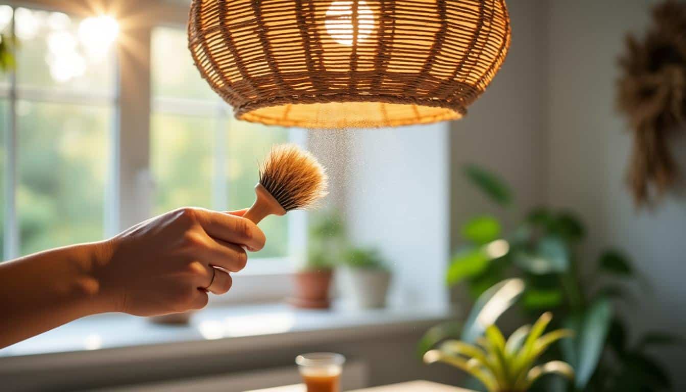 Illustration: Les spécificités du rotin et les défis du nettoyage de la suspension