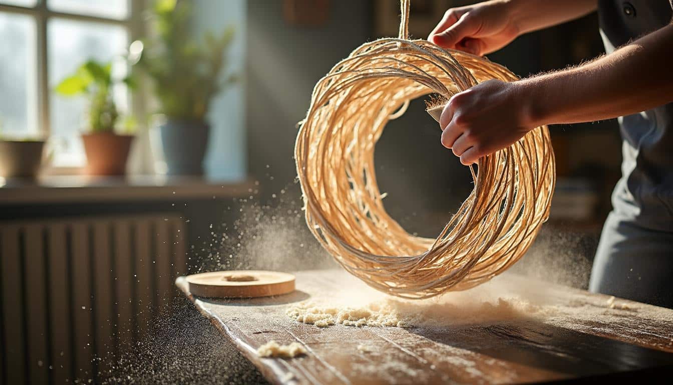 Suspension en rotin : entretien simple contre la poussière