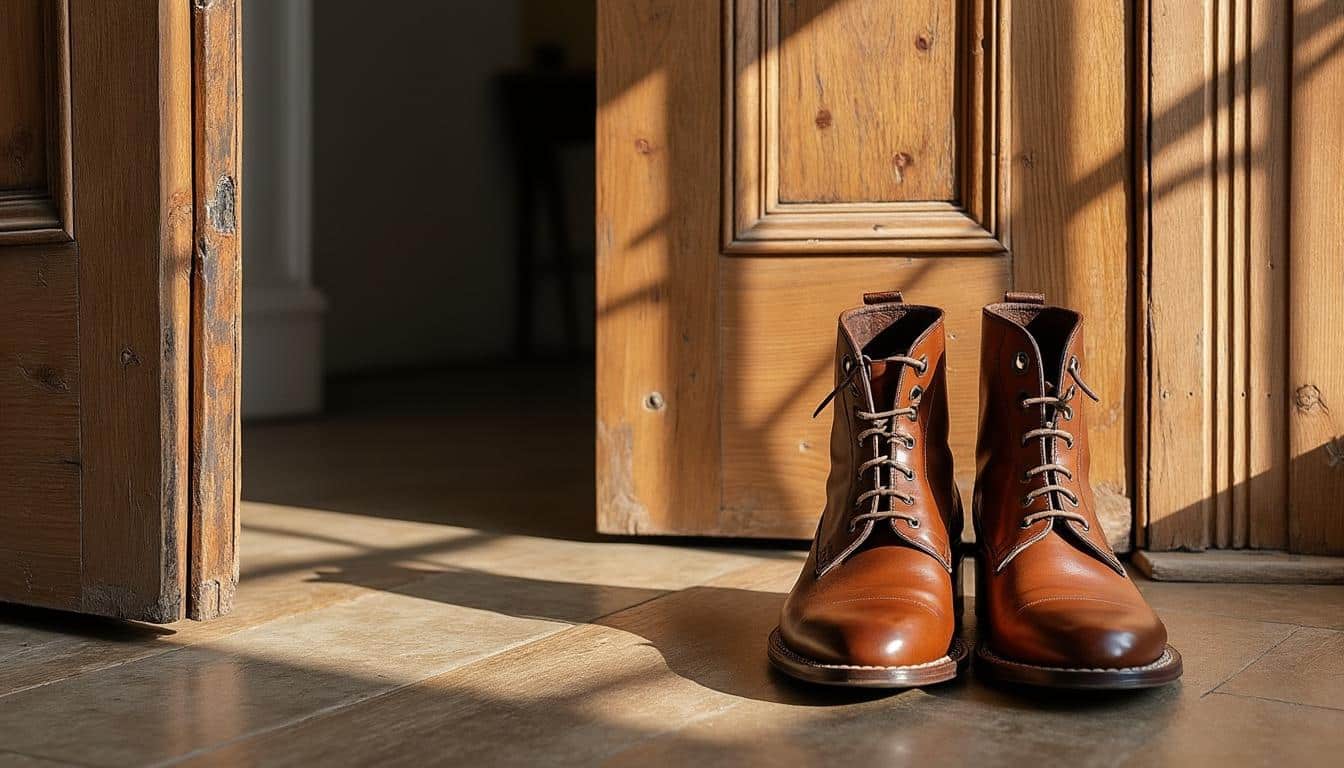 Guide d’entretien d’un porte-chaussures mural en bois vieilli