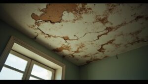 Comment traiter une tache de plafond due à l’humidité persistante