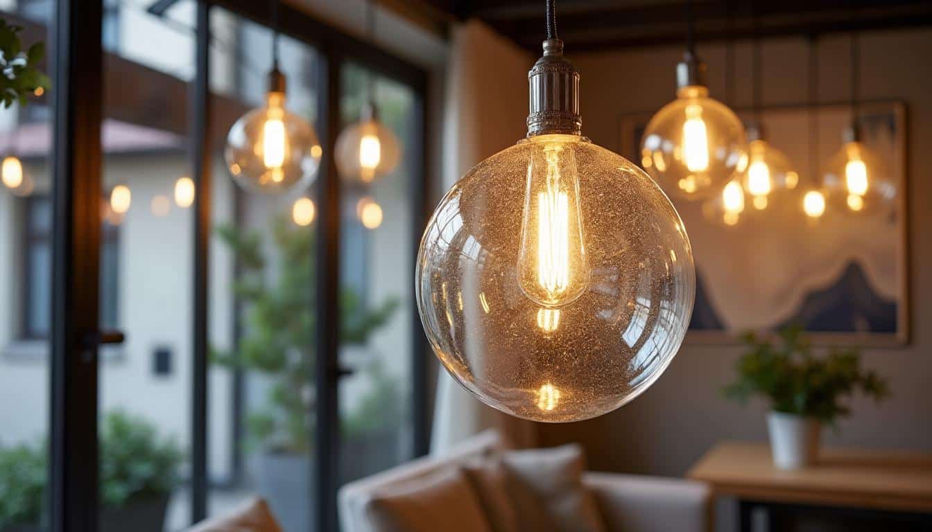 Illustration: Découvrir les caractéristiques du verre transparent dans l’éclairage suspendu