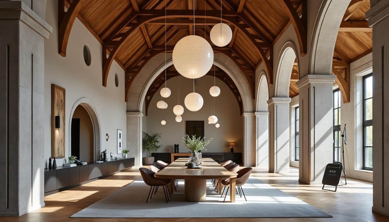 Illustration: Choisir la suspension idéale pour un plafond cathédrale : types, matériaux et design