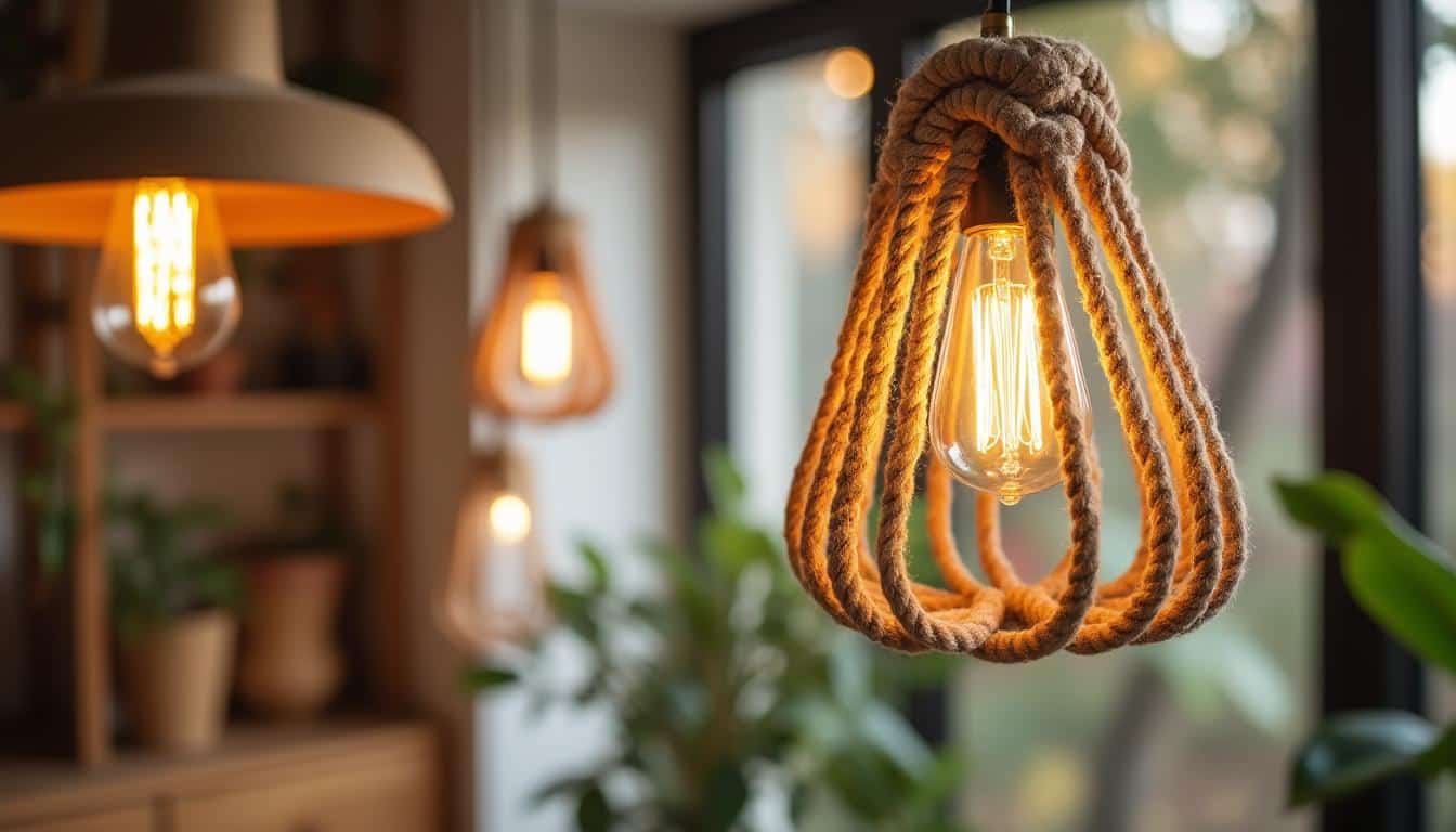 Illustration: Découvrir les caractéristiques essentielles du luminaire en corde