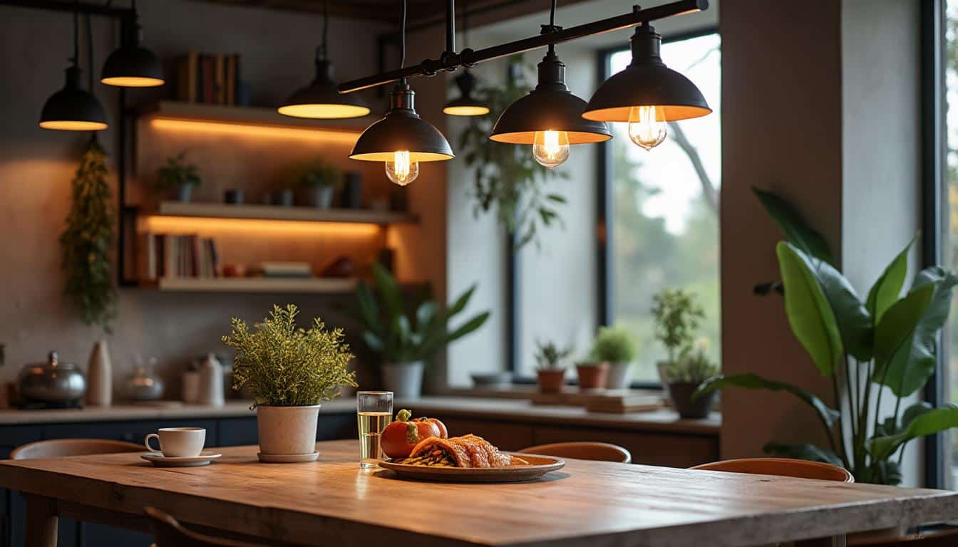 Luminaire suspension sur rail : éclairage modulable et design