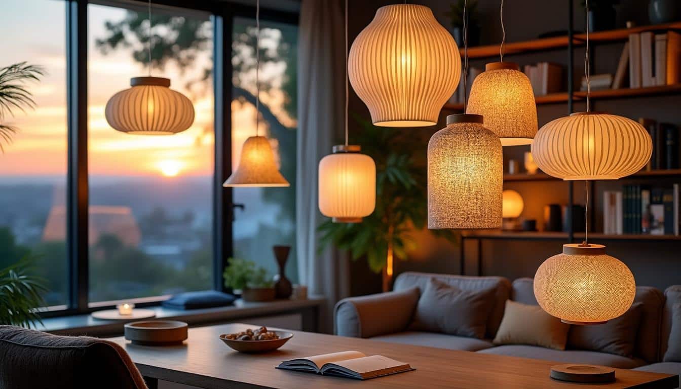 Illustration: Découvrir les différents modèles de suspensions en tissu qui illuminent votre intérieur