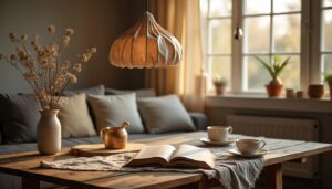 Luminaire suspension en tissu : élégance et ambiance chaleureuse