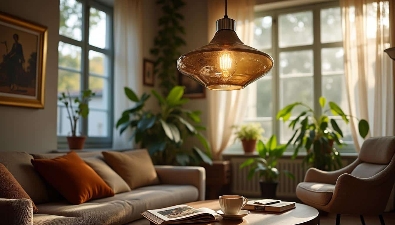 Illustration: Comprendre l’essence d’une suspension luminaire des années 70