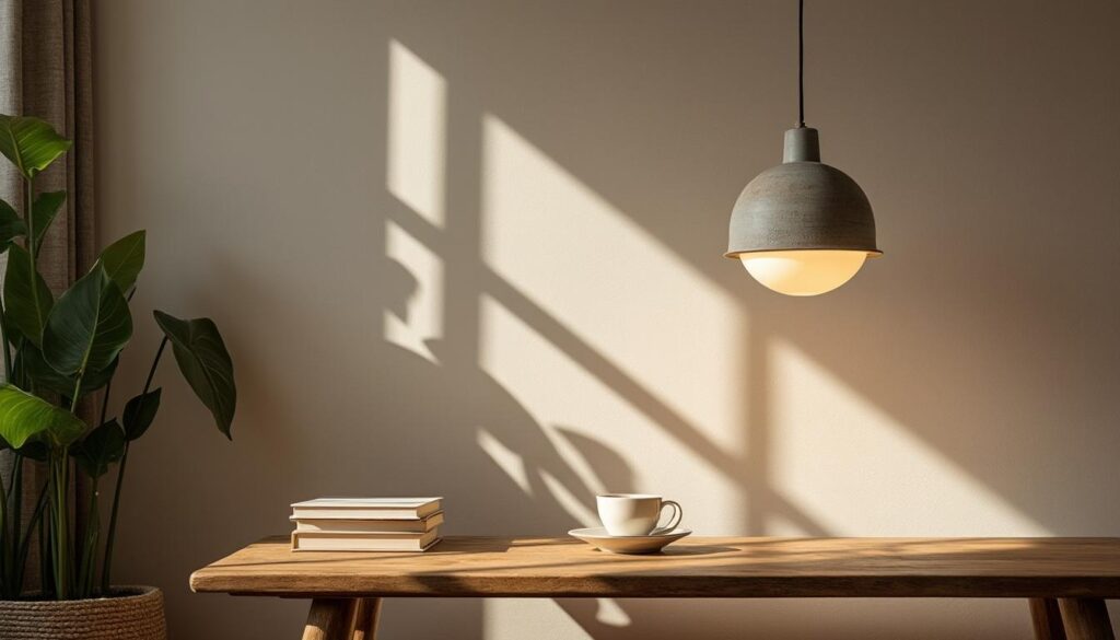 Suspension luminaire en céramique : élégance et lumière douce