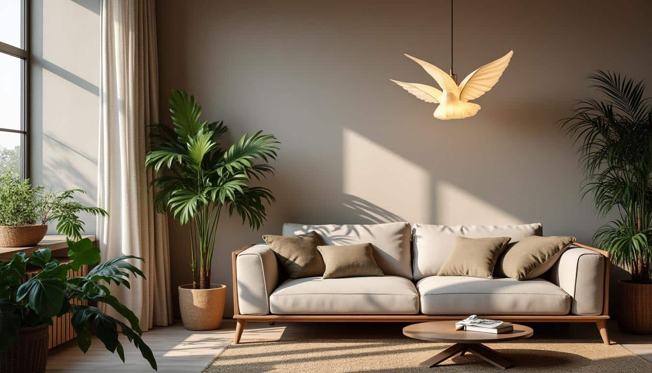 Illustration: Comment une suspension décorative inspirée de la nature sublime votre intérieur