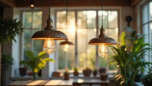 Suspension luminaire oiseau : charme et lumière naturelle pour votre intérieur