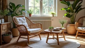 Déco en cannage : charme naturel et élégance artisanale