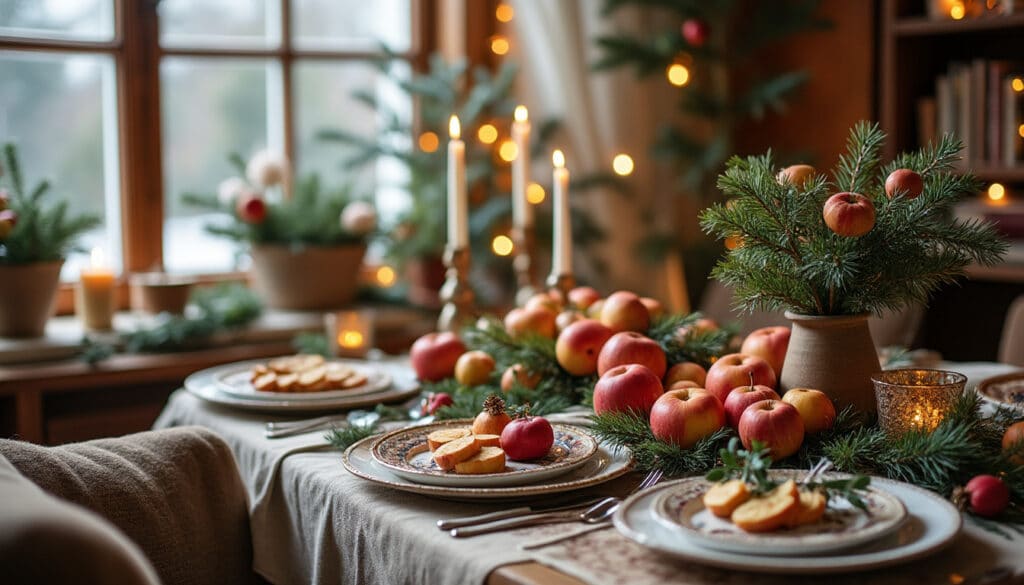 Déco de table de Noël à faire soi-même : idées créatives et faciles