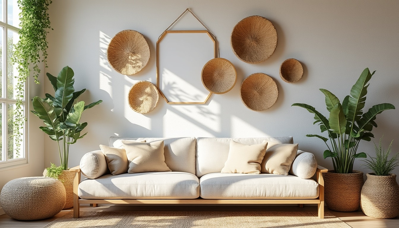 Décoration murale en cannage : charme naturel et artisanat