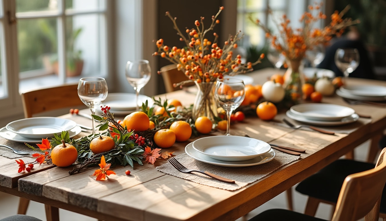 Illustration: Comprendre les fondamentaux d’une décoration de table en automne