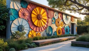 Décoration murale extérieure en céramique : esthétique et durabilité
