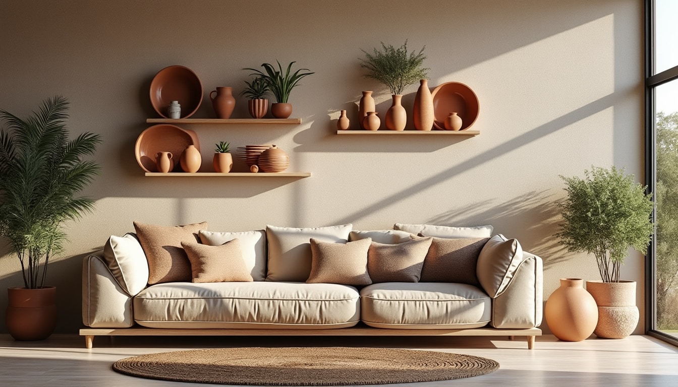 Décoration murale en terre cuite : authenticité et chaleur naturelle