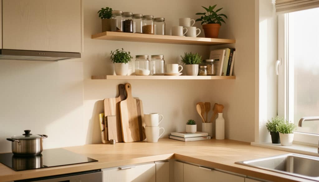 Quelle étagère de cuisine choisir pour gagner de la place