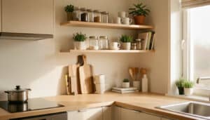Quelle étagère de cuisine choisir pour gagner de la place