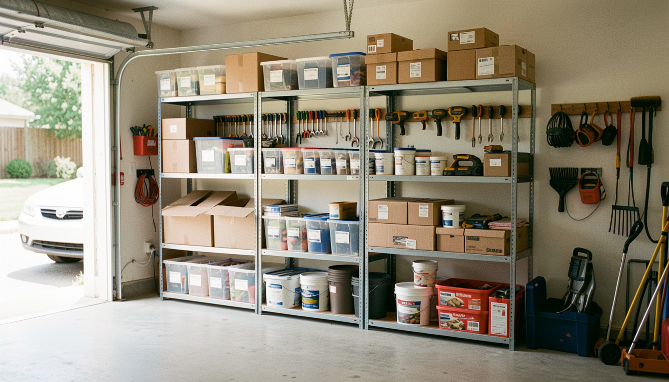 Bien choisir une étagère de garage pour bien ranger